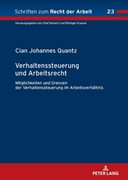 Cover Verhaltenssteuerung und Arbeitsrecht