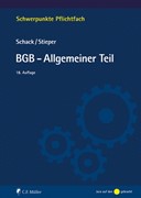 Cover BGB - Allgemeiner Teil