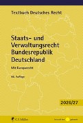 Cover Staats- und Verwaltungsrecht Bundesrepublik Deutschland
