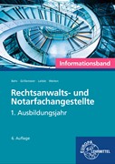 Cover Rechtsanwalts- und Notarfachangestellte, Informationsband 1. Ausbildungsjahr