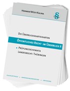 Cover Überblickskarteikarten Öffentliches Recht im Überblick II - Thüringen