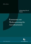 Cover Kommentar zur Modernisierung des Anwaltsnotariats - eBroschüre (PDF)