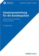 Cover Gesetzessammlung für die Bundespolizei