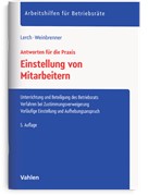 Cover Einstellung von Mitarbeitern