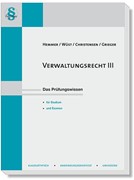Cover Verwaltungsrecht III
