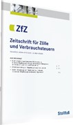 Cover Zeitschrift für Zölle und Verbrauchsteuern - ZfZ