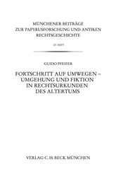Cover: Pfeifer, Guido, Münchener Beiträge zur Papyrusforschung Heft 107