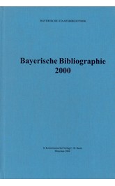 Cover: , Bayerische Bibliographie  2000