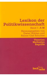 Cover: Nohlen, Dieter / Schultze, Rainer-Olaf, Lexikon der Politikwissenschaft Bd. 1: A-M