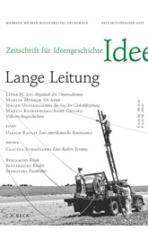 Cover: , Zeitschrift für Ideengeschichte Heft IX/1 Frühjahr 2015