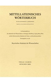 Cover: , Mittellateinisches Wörterbuch  22. Lieferung (contradictorius - corregno)
