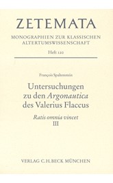 Cover: Spaltenstein, François, Untersuchungen zu den Argonautica des Valerius Flaccus