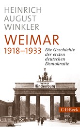 Cover: Winkler, Heinrich August, Weimar 1918-1933