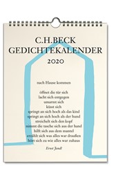 Cover: Petersdorff, Dirk von, C.H. Beck Gedichtekalender