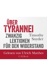 Cover: Snyder, Timothy, Über Tyrannei