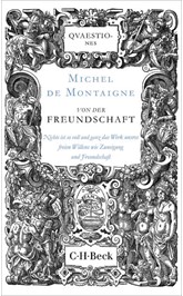 Cover: De Montaigne, Von der Freundschaft