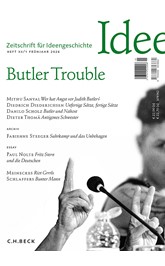 Cover: , Zeitschrift für Ideengeschichte Heft XX/1 Frühjahr 2026