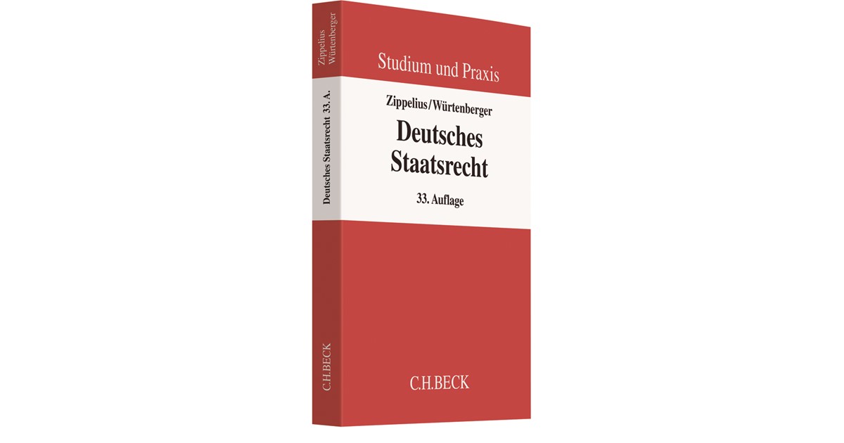 Zippelius / Würtenberger | Deutsches Staatsrecht | 33. Auflage