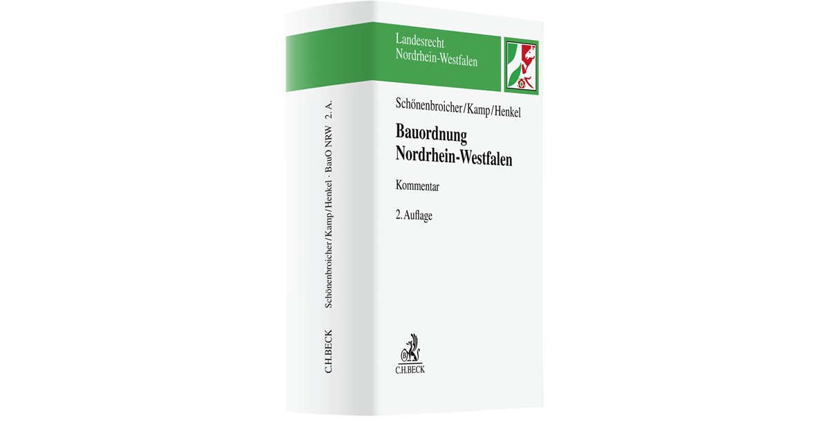 Schönenbroicher / Kamp | Bauordnung Nordrhein-Westfalen: BauO NRW | 2 ...