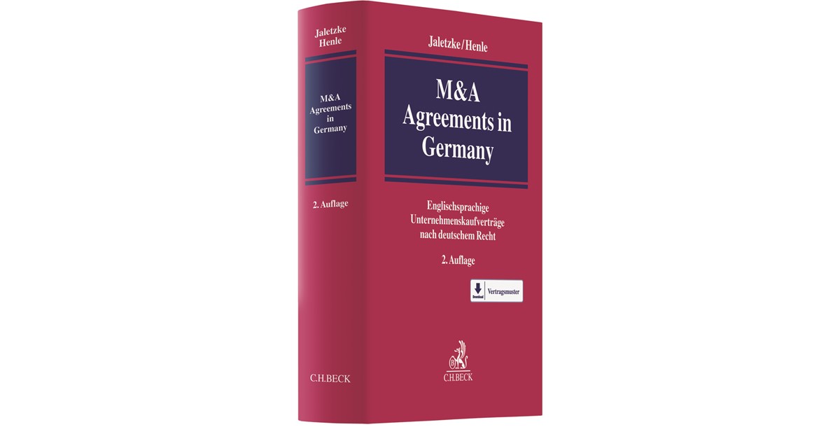Jaletzke / Henle | M&A Agreements in Germany | 2. Auflage | 2020