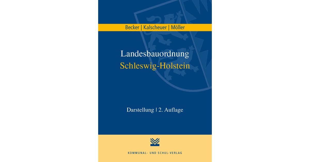Schleswig Holstein Landesbauordnung