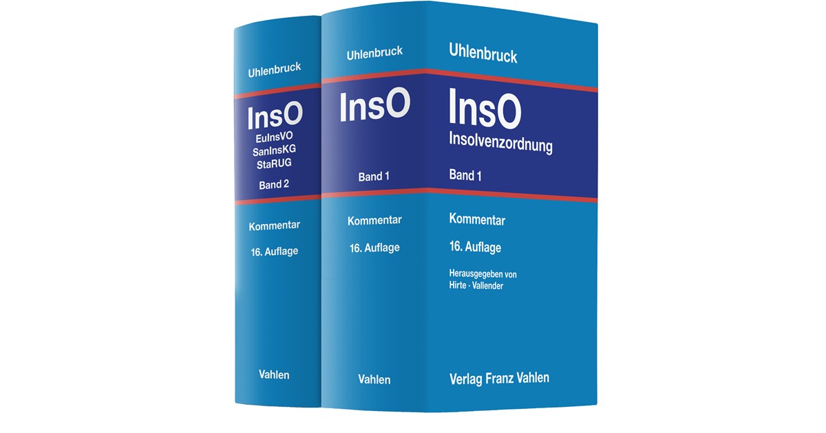 Uhlenbruck | Insolvenzordnung: InsO | 16. Auflage | | beck-shop.de