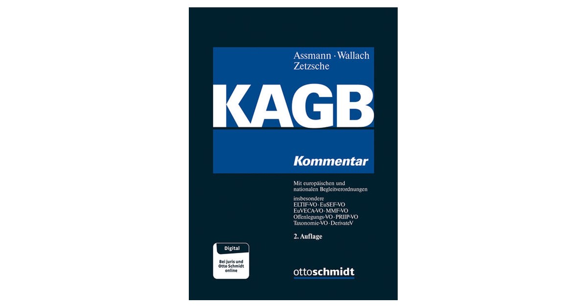 Assmann / Wallach | Kapitalanlagegesetzbuch (KAGB) | 2. Auflage | 2022 ...