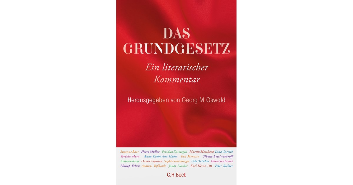 Das Grundgesetz | Oswald, Georg M. | Hardcover