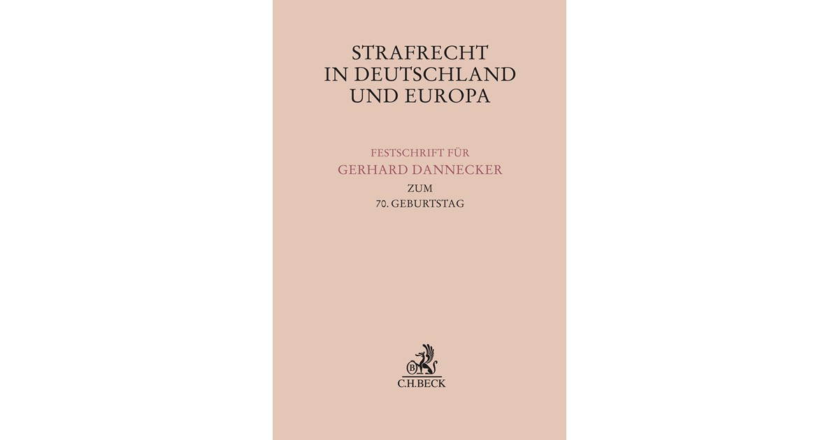 Strafrecht in Deutschland und Europa | 1. Auflage | 2023 | beck