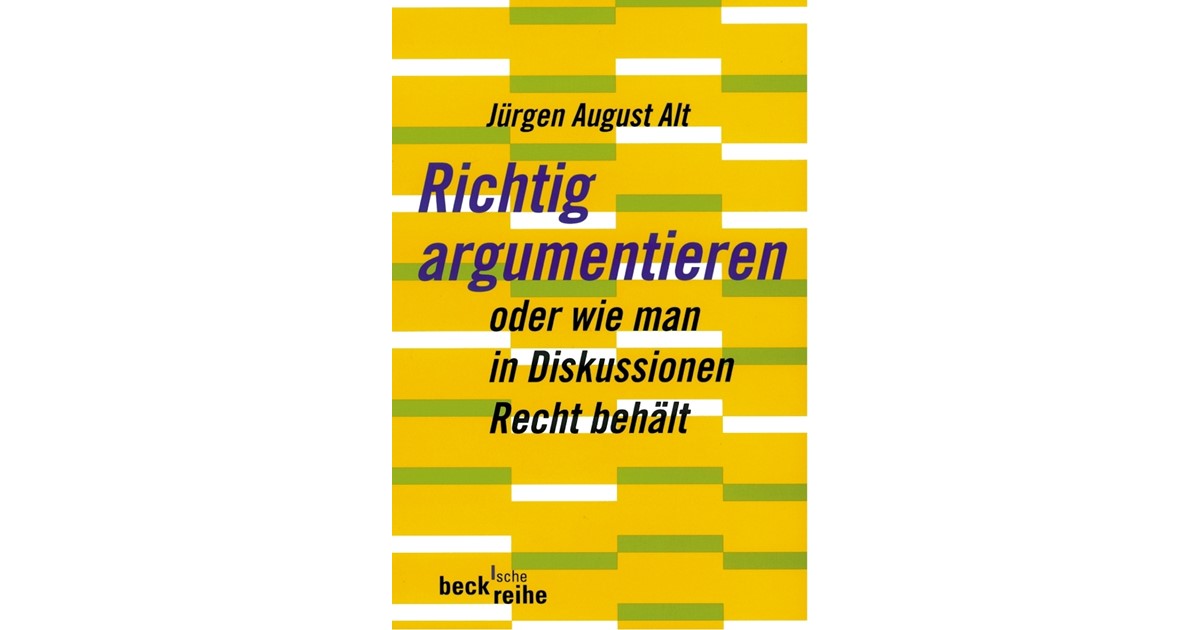 Richtig argumentieren | Alt | e-Book
