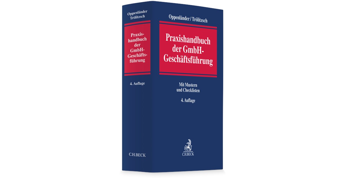 Oppenländer / Trölitzsch | Praxishandbuch der GmbH