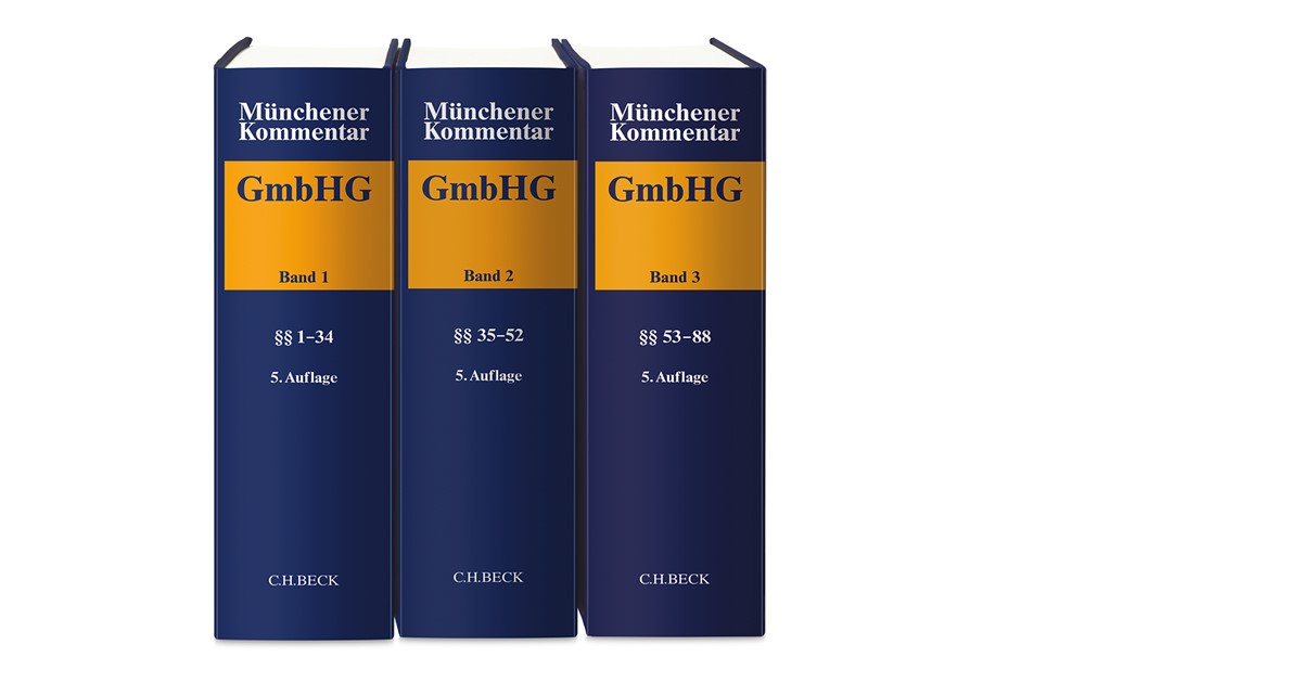 Münchener Kommentar zum Gesetz betreffend die Gesellschaften mit