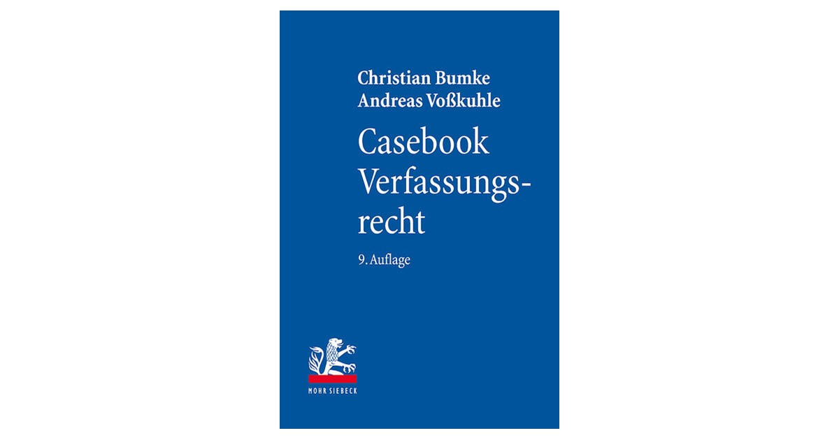 Bumke / Voßkuhle | Casebook Verfassungsrecht | 1. Auflage | 2023