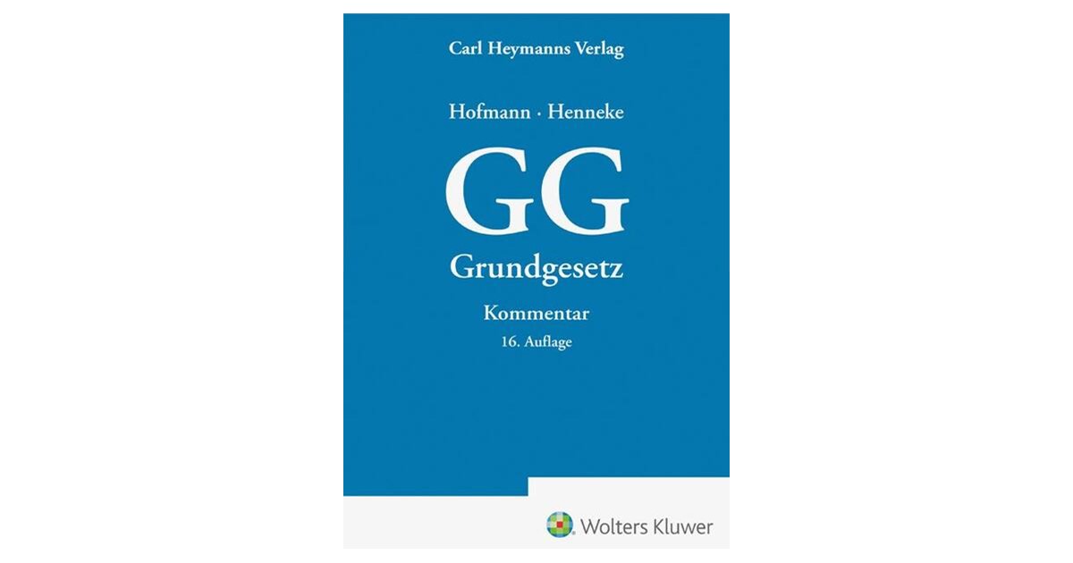 Henneke / Hofmann | GG - Grundgesetz | 16. Auflage | 2025 | beck