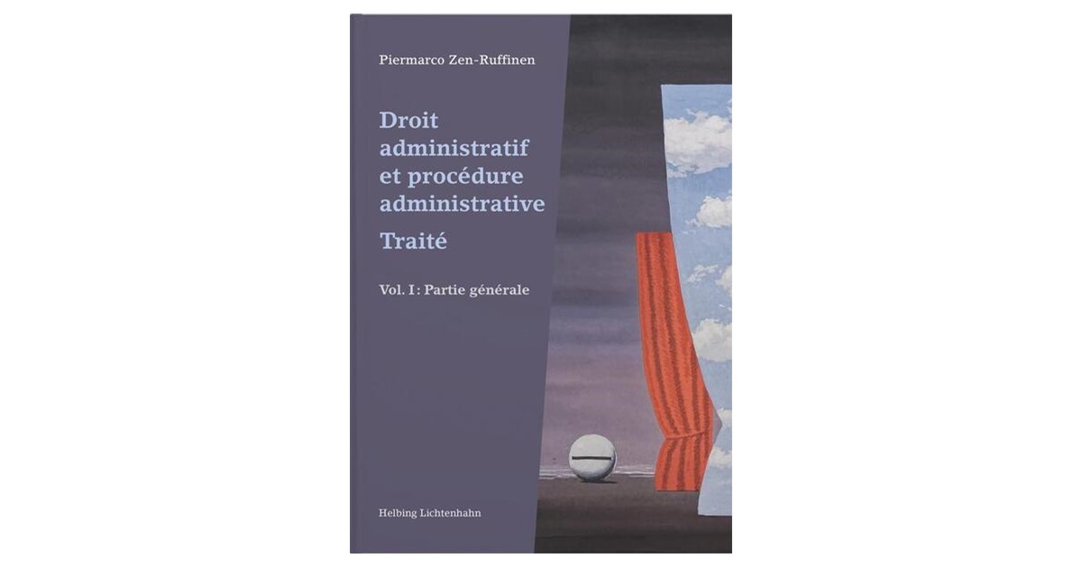 Zen-Ruffinen | Droit administratif et procédure administrative | 1 ...