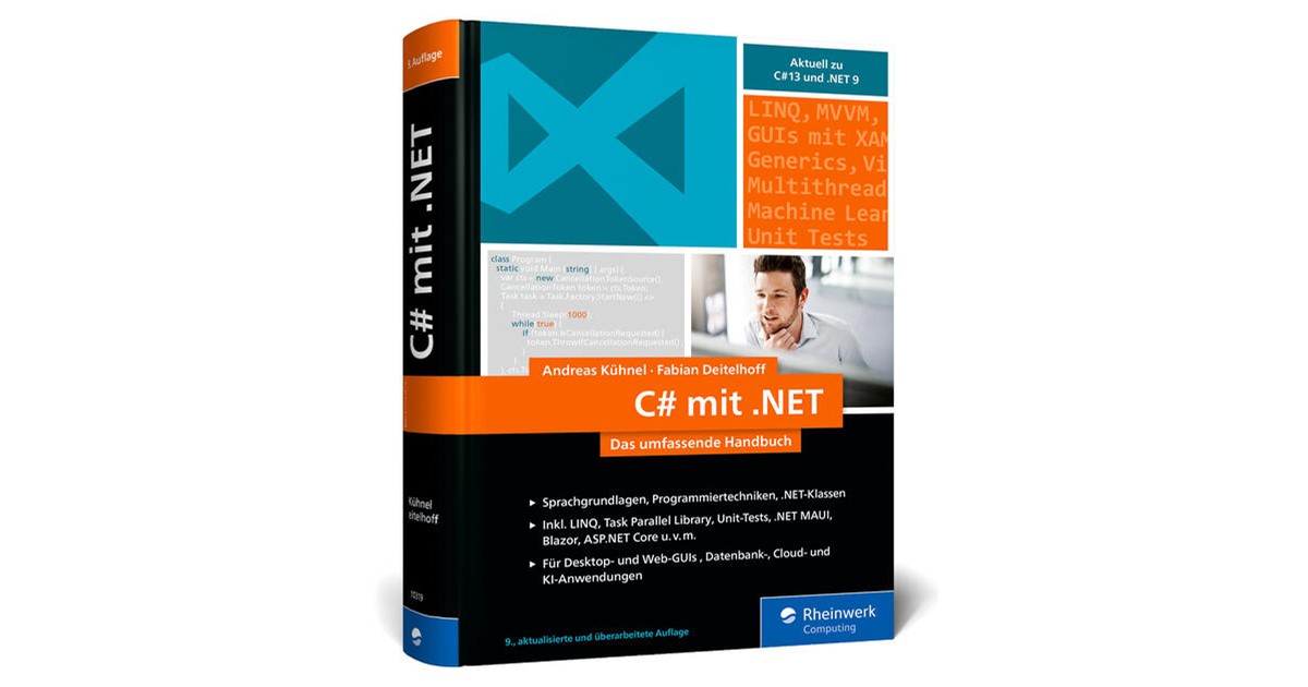 Kühnel / Deitelhoff | C# mit .NET | 9. Auflage | 2025 | beck-shop.de
