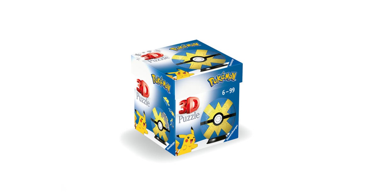 Ravensburger 3D Puzzle 11564 - Puzzle-Ball Pokémon Pokéballs - Meiste