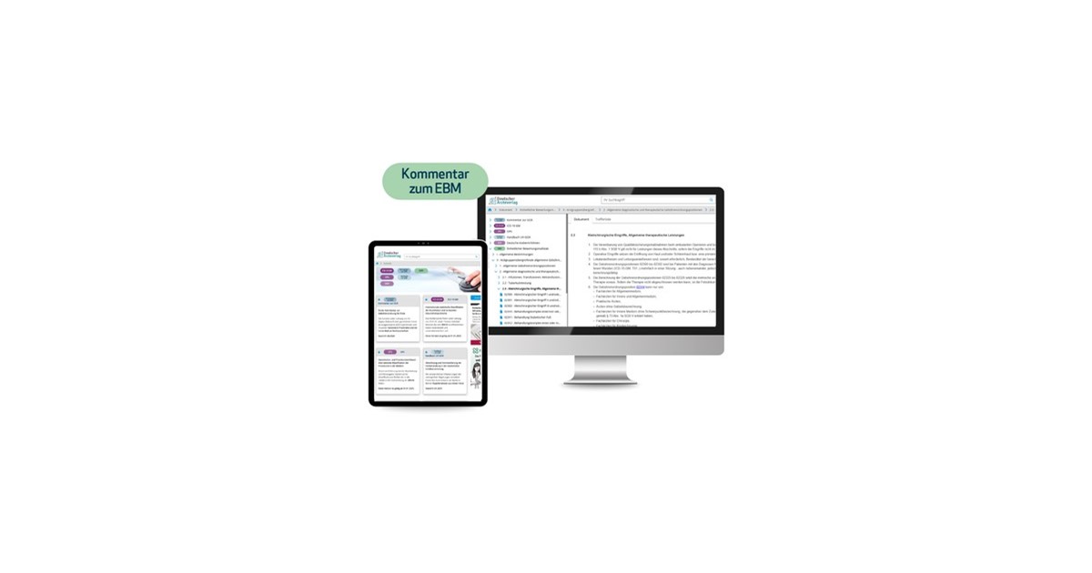 Kommentar zum EBM - Online-Version | 1. Auflage | 2025 | beck-shop.de