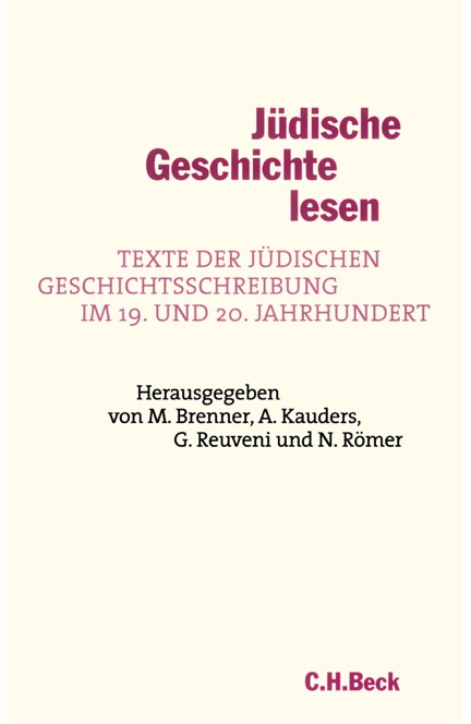 Cover: , Jüdische Geschichte lesen