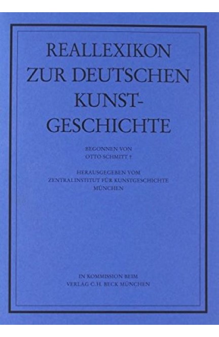 Cover: Otto Schmitt, Reallexikon Dt. Kunstgeschichte   Lieferung 109-120</br>