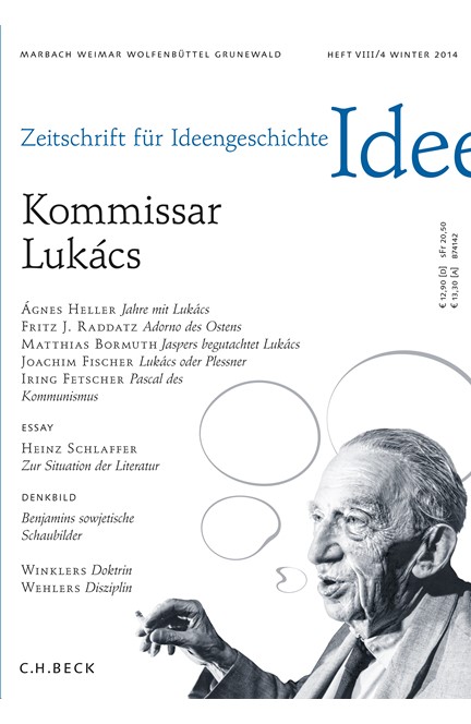 Cover: , Zeitschrift für Ideengeschichte Heft VIII/4 Winter 2014