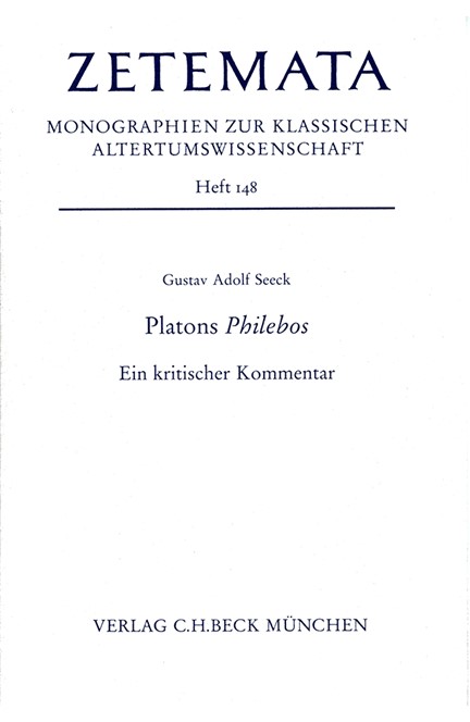 Cover: Gustav Adolf Seeck, Platons Philebos