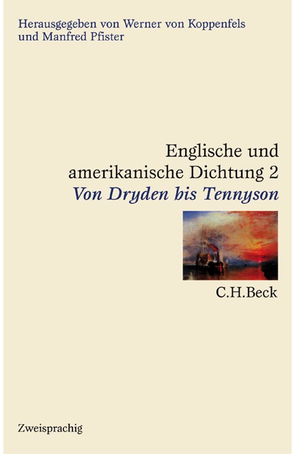 Cover: , Englische und amerikanische Dichtung: Englische Dichtung: Von Dryden bis Tennyson