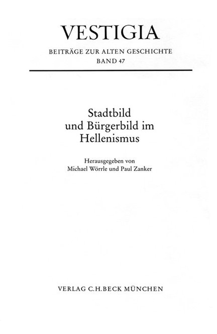 Cover: , Stadtbild und Bürgerbild im Hellenismus