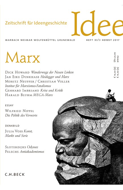 Cover: , Zeitschrift für Ideengeschichte Heft XI/3 Herbst 2017