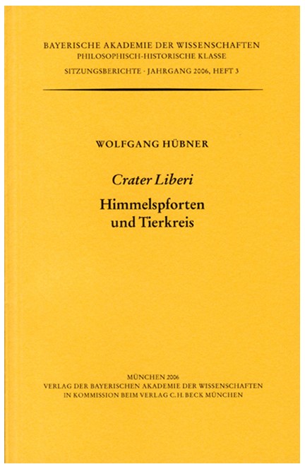 Cover: Hans Maier|Wolfgang Hübner, Crater Liberi