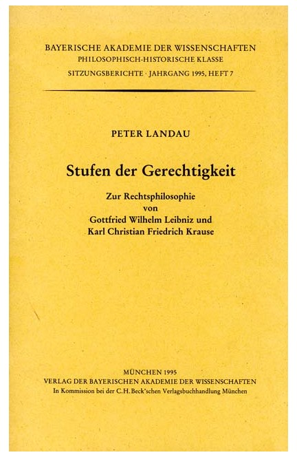 Cover: , Stufen der Gerechtigkeit