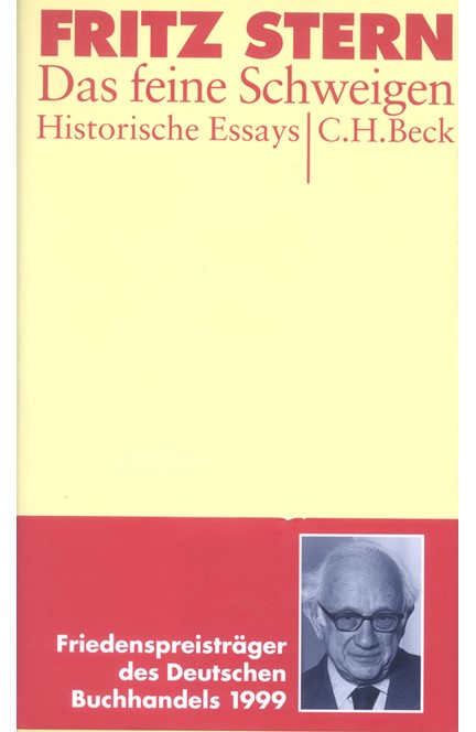 Cover: Fritz Stern, Das feine Schweigen