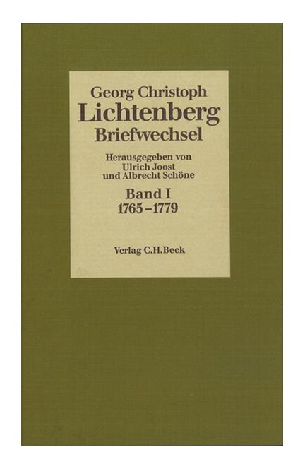 Cover: , Lichtenberg, Briefwechsel: 1765-1779
