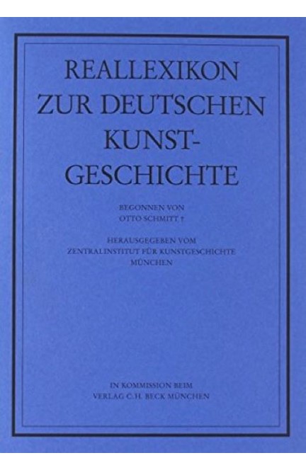 Cover: Otto Schmitt, Reallexikon Dt. Kunstgeschichte  120. Lieferung